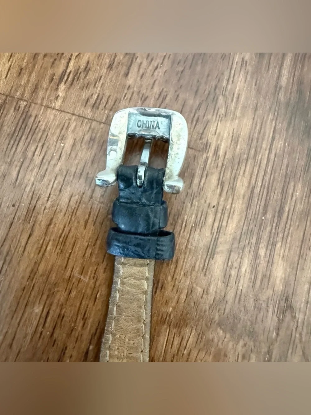 Brighton Santa Monica Watch with Leather Band - needs a new battery and a polish